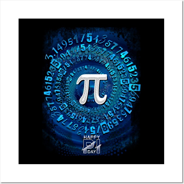 Pi T-Shirt 3,14 Pi Number Symbol Math Science Gift Wall Art by aeroloversclothing